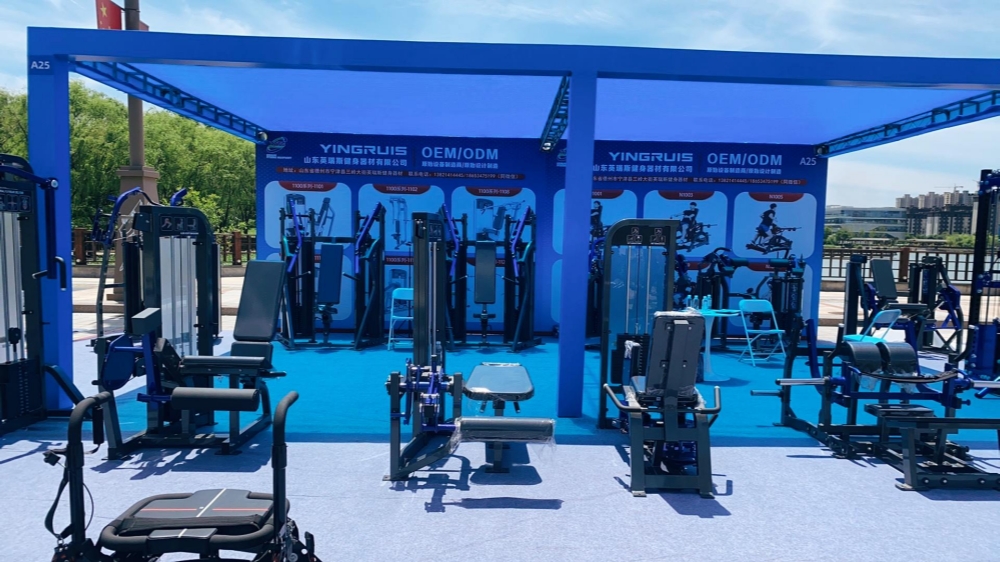 Yingruis Fitness блистает на выставке Ningjin Fitness Equipment Expo 2026